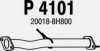 FENNO P4101 Exhaust Pipe
